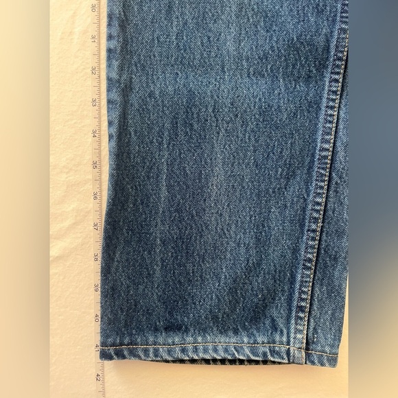 VINTAGE ORANGE TAB 509 LEVIS men's denim jeans 34'' 34'' made in USA zip fly - Picture 8 of 16